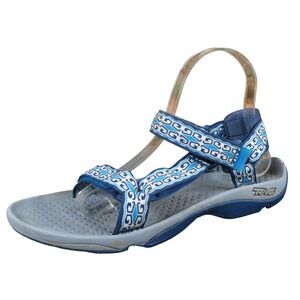 Teva Hurricane 3 Womens Sport Sandals Size 8 Outdoor Hiking Blue Fabric